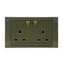 Akoya Twin Switch Socket Outlet 13 Amp