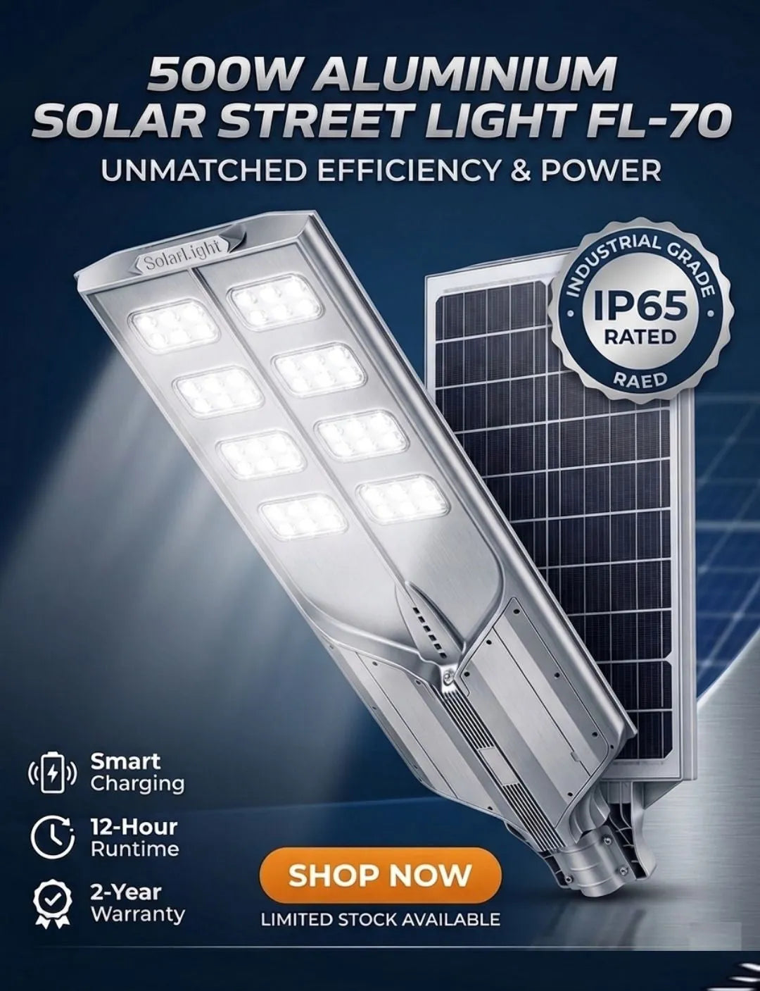 Aluminium Solar Street Light