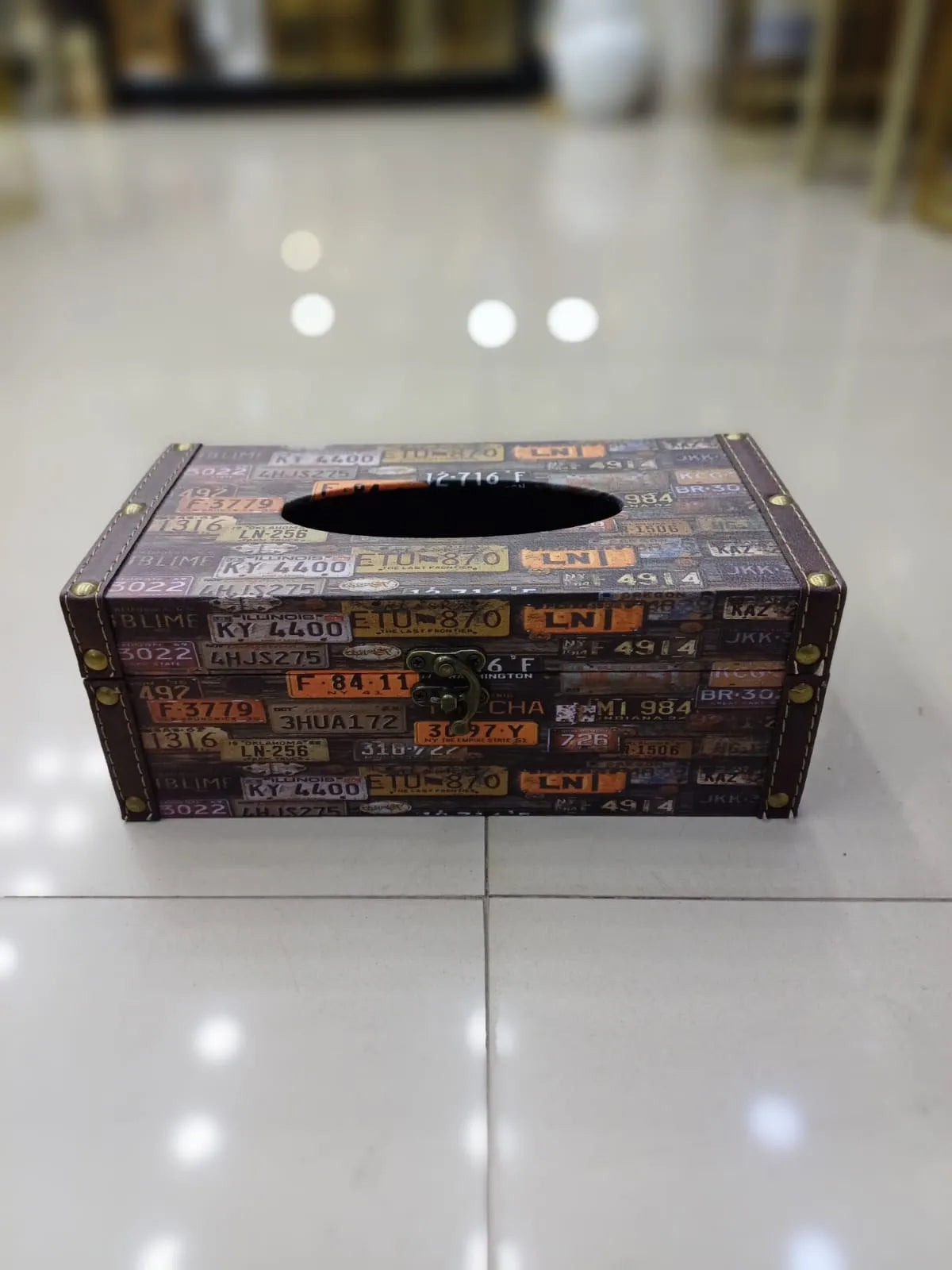 Artibetter Wood Antique Tissue Holder Box Price in Pakistan Main image