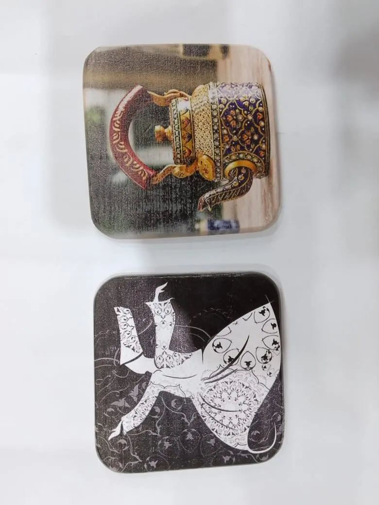 Artistic Wooden Tray – Traditional Kettle & Whirling Design Price In Pakistan