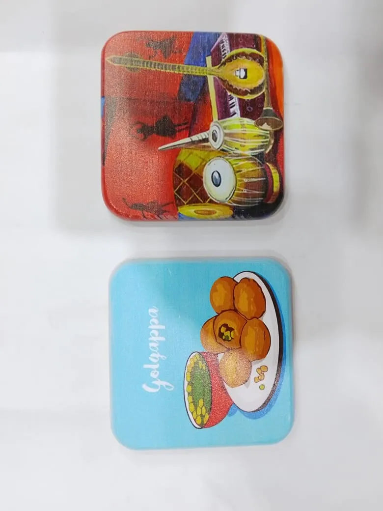 Artistic Wooden Tray – Traditional Music & Food Illustration Design Price In Pakistan