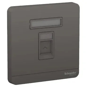 AvatarOn 1 Gang Shuttered Plate Dark Grey Price in Pakistan