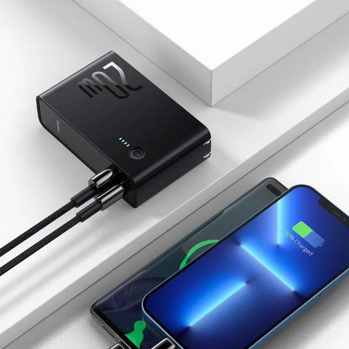 Baseus Power Station Power Bank Adaptor Black Price in Pakistan 