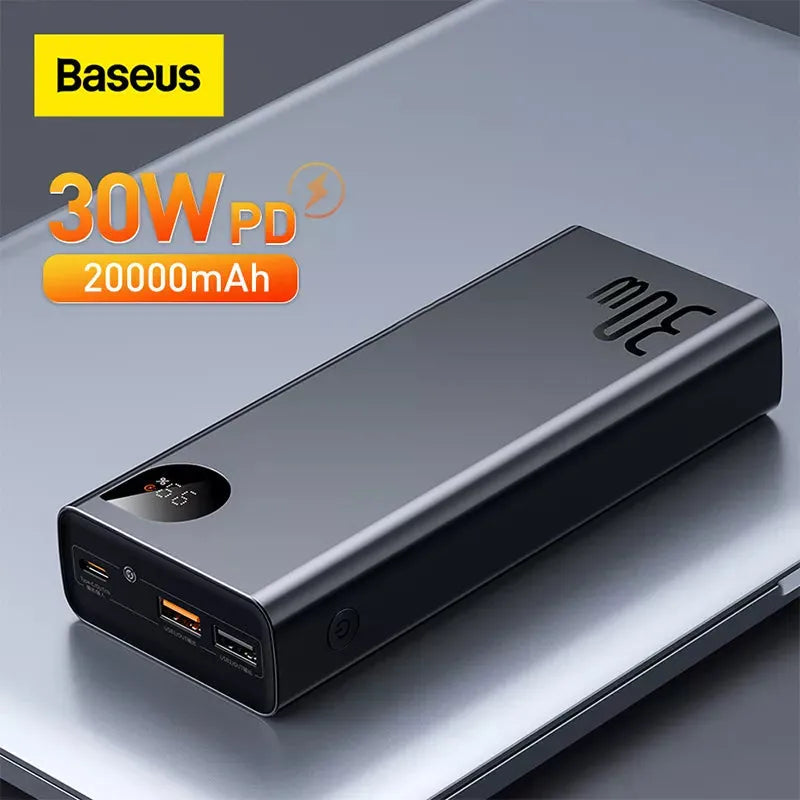 Baseus Adaman Metal Dispaly Power Bank Price in Pakistan Main image