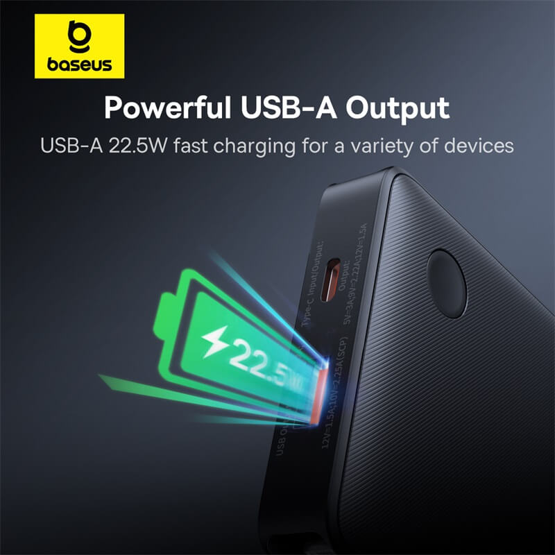 Baseus Airpow Lite 22.5W Dual Cable 10000mAh Power Bank