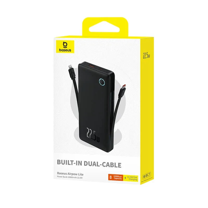 Baseus Airpow Lite 22.5W Dual Cable 10000mAh Power Bank Secondary image