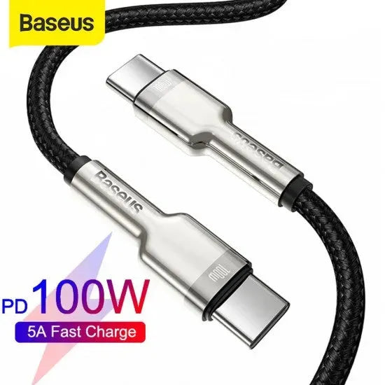 Baseus Cafule Metal Data Cable Type-C to Type-C 100W Secondary image