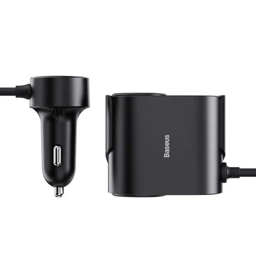 Baseus Pro 1-for-2 Car Cigarette Lighter Price in Pakistan