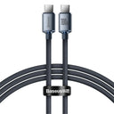 Baseus Crystal Shine Series Fast Charging Data Cable Type-C to Type-C