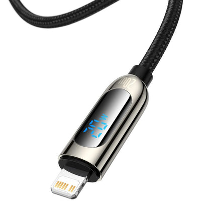 Baseus Display Fast Charging Data Cable Black Price in Pakistan