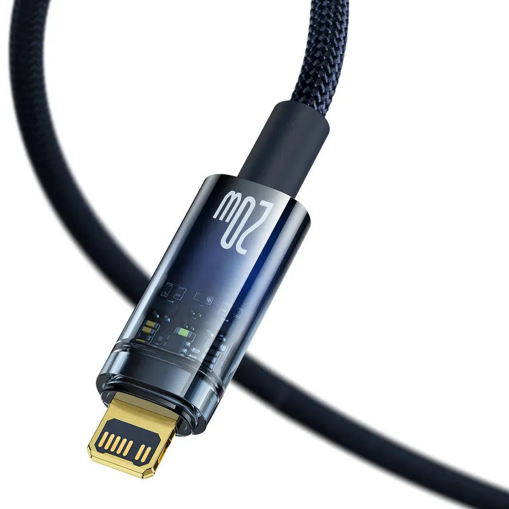 Baseus Explorer 20W Auto Power-Off Fast Charging Data Cable Type-C to iPhone Secondary image