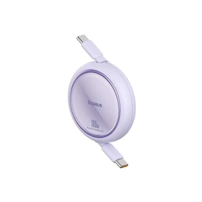 Baseus Free2Pull Retractable USB C Cable Purple Price in Pakistan
