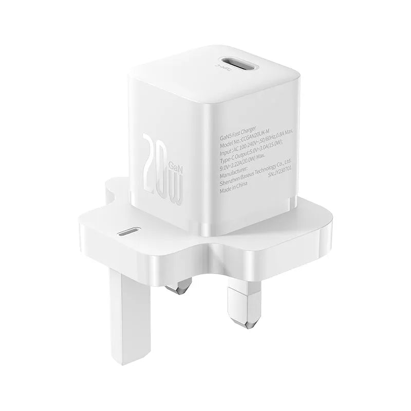 Baseus GaN5 20W Fast Charger Mini 1C UK Secondary image