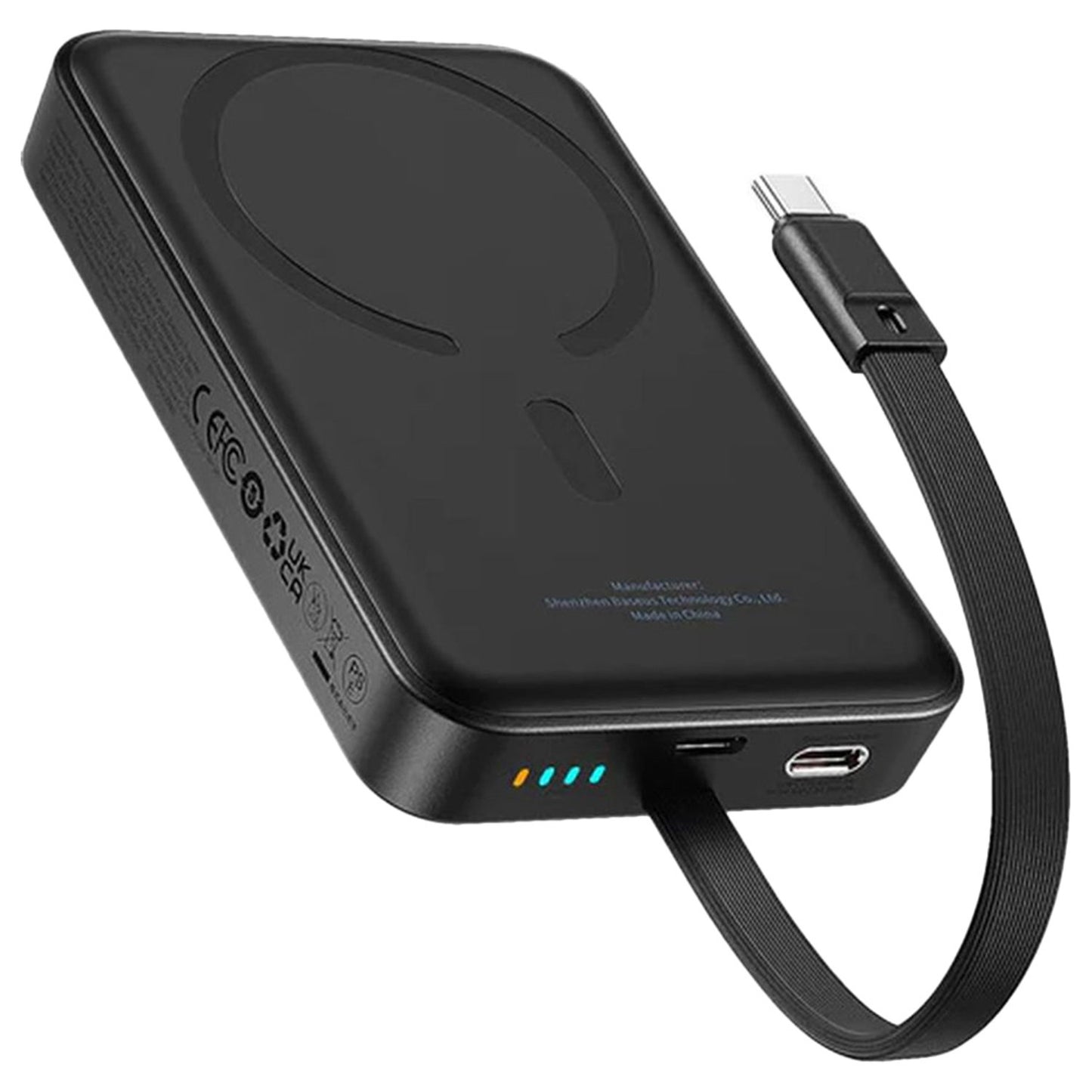 Baseus Magnetic 10000mAh Power Bank With Built-in USB-C Cable 30W