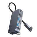 Baseus Bend Angle No.7 Multifunctional Type-C HUB Converter Grey