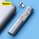 Baseus Orange Dot Wireless Presenter (Red Laser) Grey