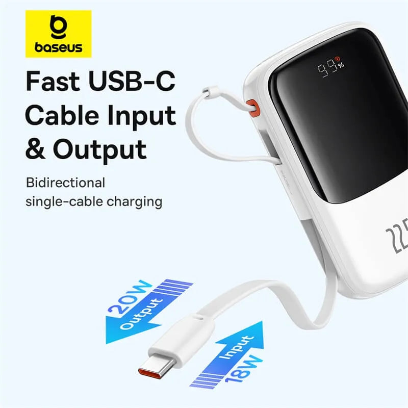 Baseus Qpow Pro+ 22.5W Power Bank 10000mAh Edition Cluster Moon Secondary image