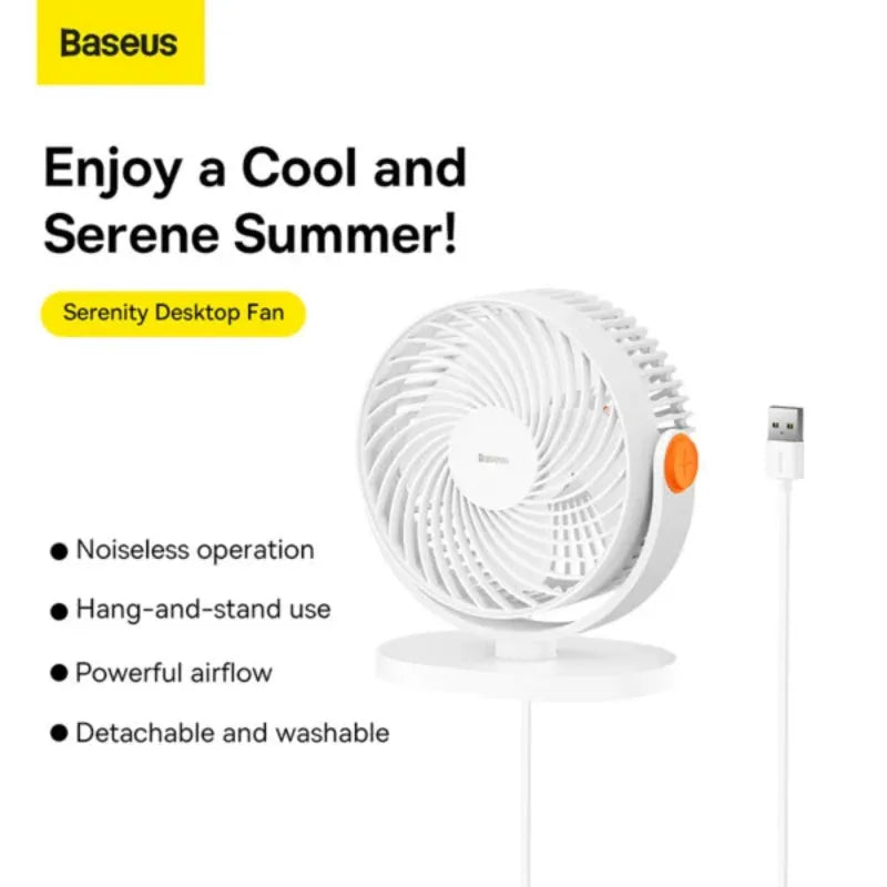Baseus Serenity Desktop Fan Price in Pakistan Main image