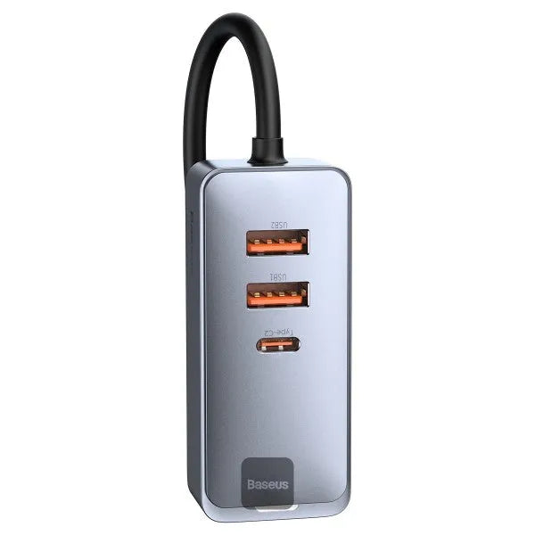 Baseus Share Together PPS Multi-Port Fast Charging Car Charger With Extension Cord Secondary image