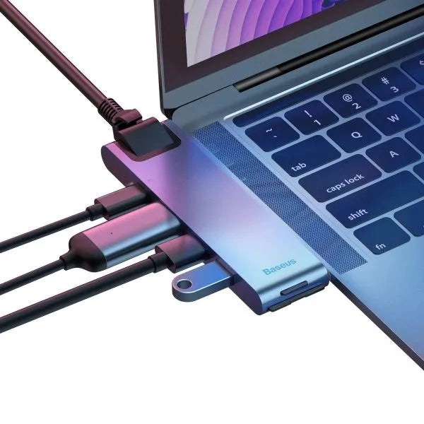 Baseus Thunderbolt C+Pro Seven-in-One Smart Hub Docking Station Grey Secondary image