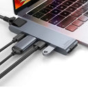 Baseus Thunderbolt C+Pro Seven-in-One Smart Hub Docking Station Grey