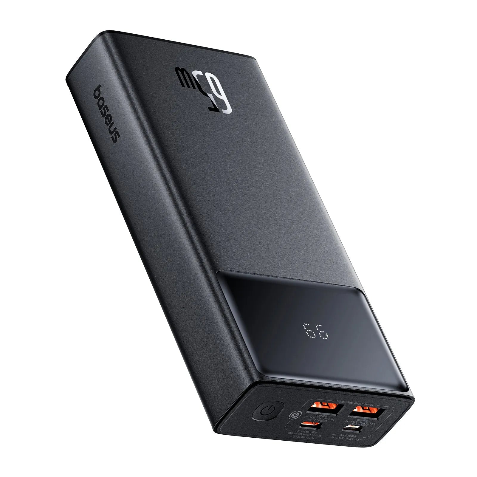 Baseus Star-Lord Digital Display Fast Charging Power Bank 30000mAh 65W Cluster Black Secondary image