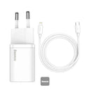 Baseus Super Si Quick Charger 1C 20W EU Sets