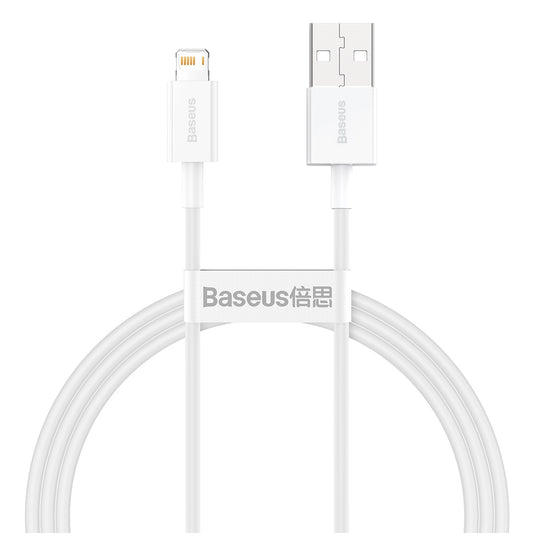 Baseus Superior Charging Data Cable USB to iP White Price in Pakistan 