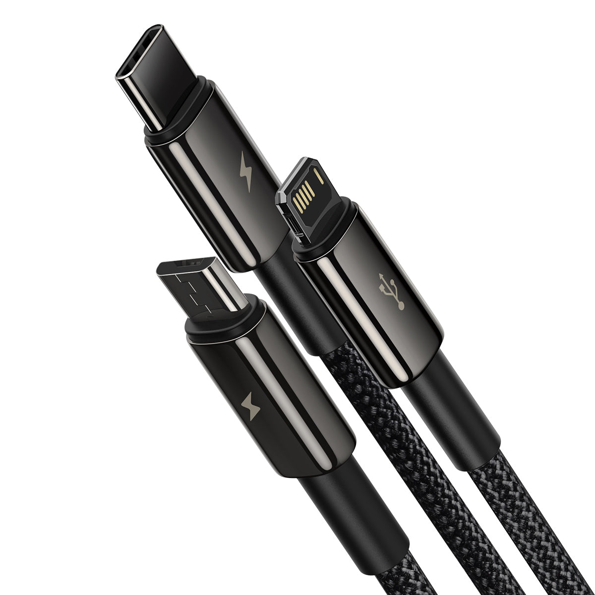 Baseus Tungsten Gold 3 in 1 Charging Data Cable Price in Pakistan
