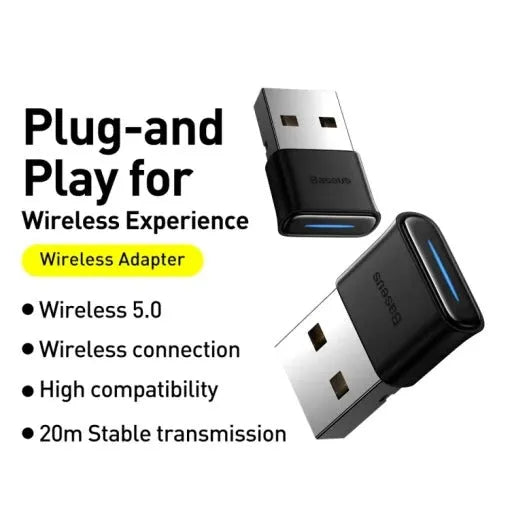 Baseus BA04 Wireless Bluetooth Adapter Black Secondary image