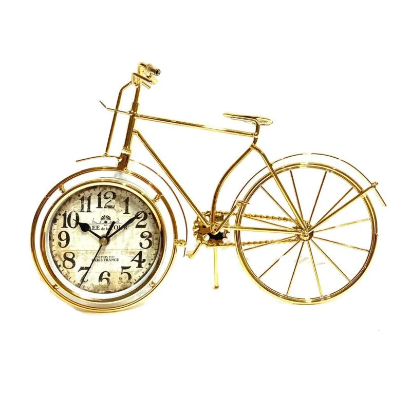 Bicycle Gold Table Clock Price in Pakistan Main image
