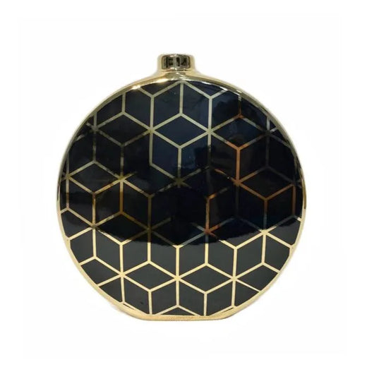 Black And Gold Ceramic Vase Price in Pakistan 