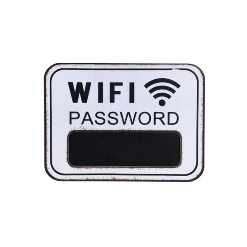 Black Board MDF Wifi Password Secondary image