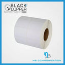 Black Copper 50x25mm 2up DTL Barcode Label