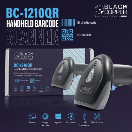 Black Copper BC-1210QR 2D Barcode Scanner