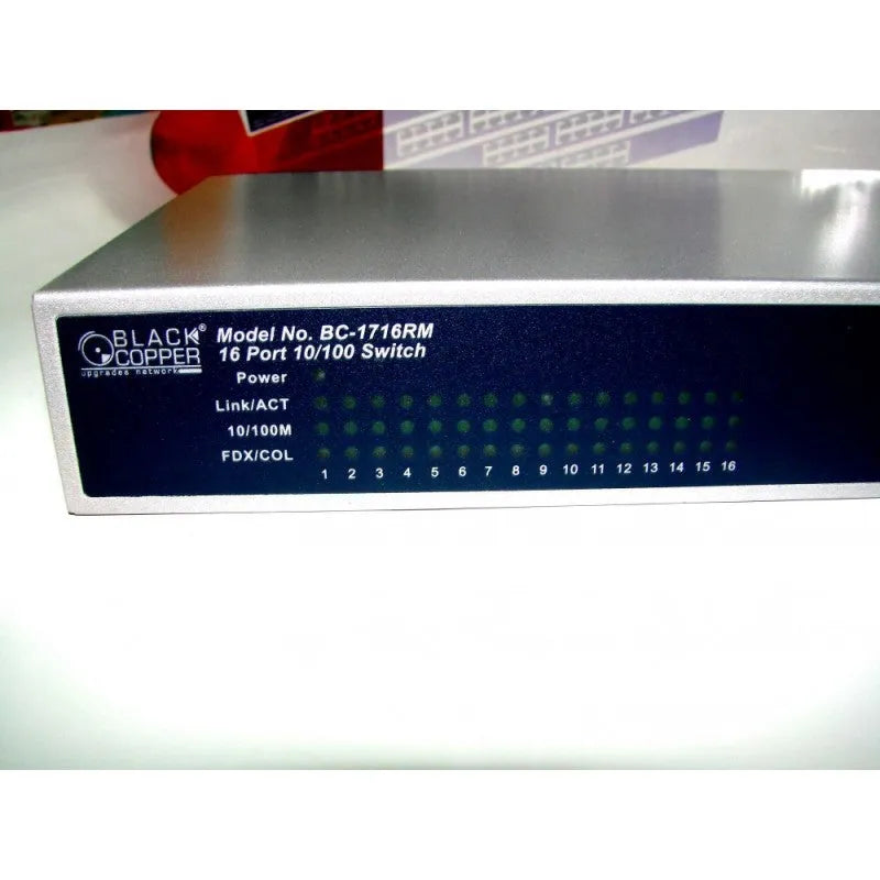 Black Copper 16 Port 10/100 Mbps Switch Price in Pakistan 