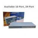 Black Copper BC-1716RM 16 Port 10/100 Mbps Ethernet Desktop Switch