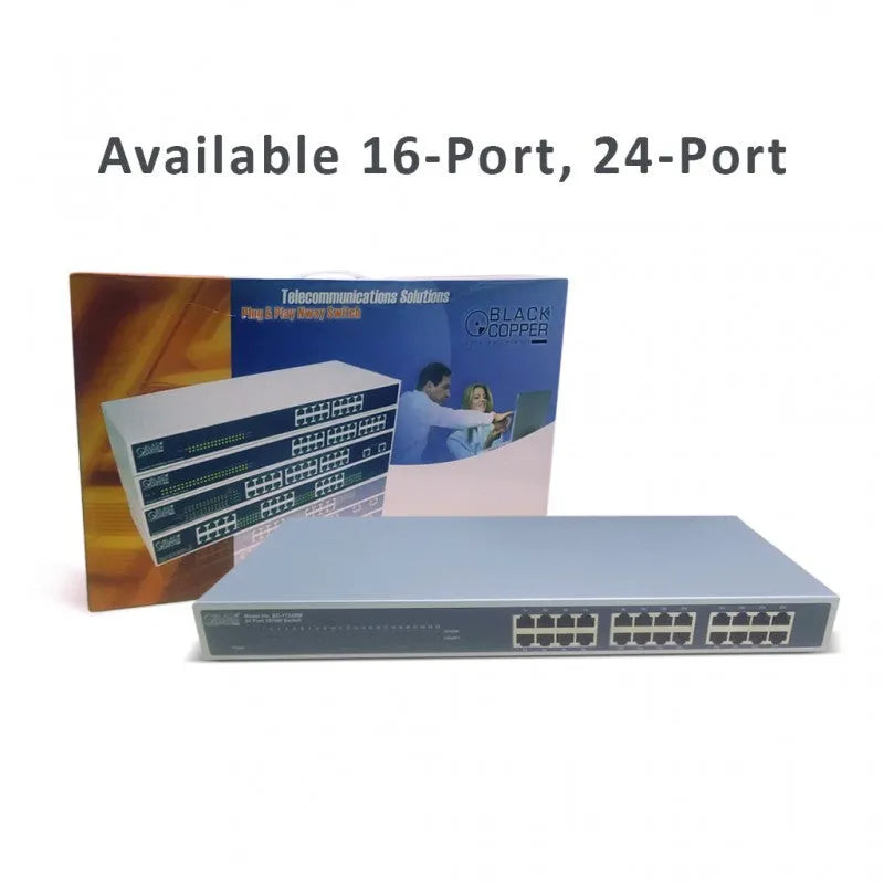 Black Copper BC 1716RM 16 Port Switch Price in Pakistan  Main image