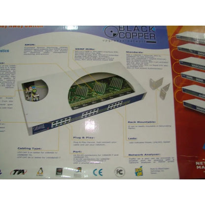 Black Copper BC 1724RM Unmanaged Switch Price in Pakistan 