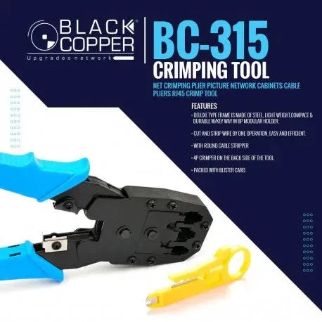 Black Copper BC-315 Crimper Pliers Price in Pakistan