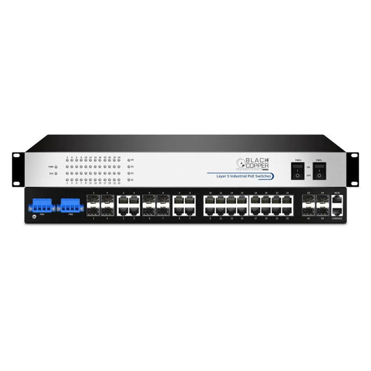 Black Copper BC IRL3 24G F8 F410G Managed Switch Price in Pakistan 