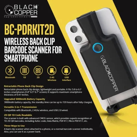 BlackCopper BC-PDRKIT2D 2D Wireless Scanner Price in Pakistan