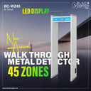 Black Copper BC-WZ45 Walk Through Metal Detector Gate