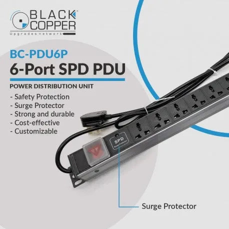 Black Copper BCPDU6P 6-Port PDU Price in Pakistan