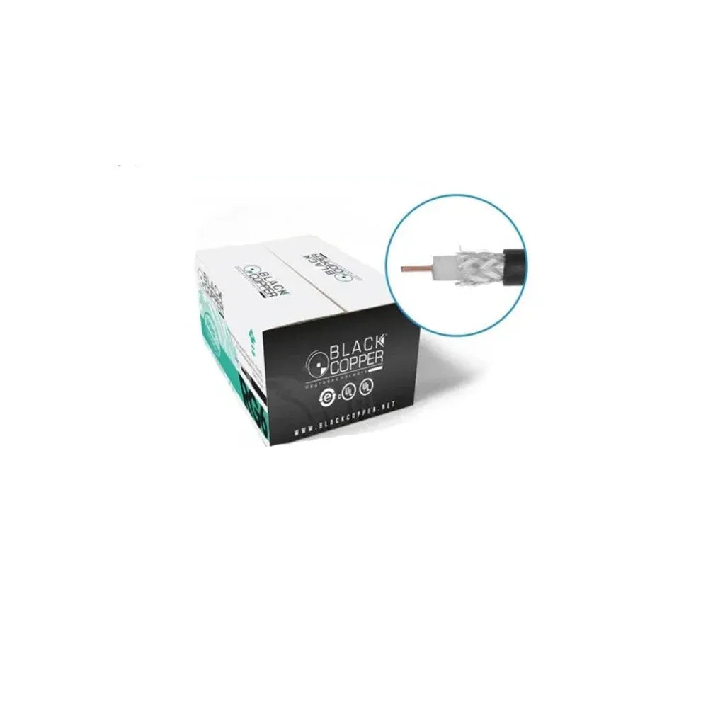 Black Copper RG6 Mixing Copper Cable Price in Pakistan