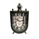 Vintage Black Rustic Table Clock