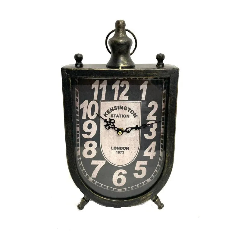 Black Rustic Table Clock Price in Pakistan Main image