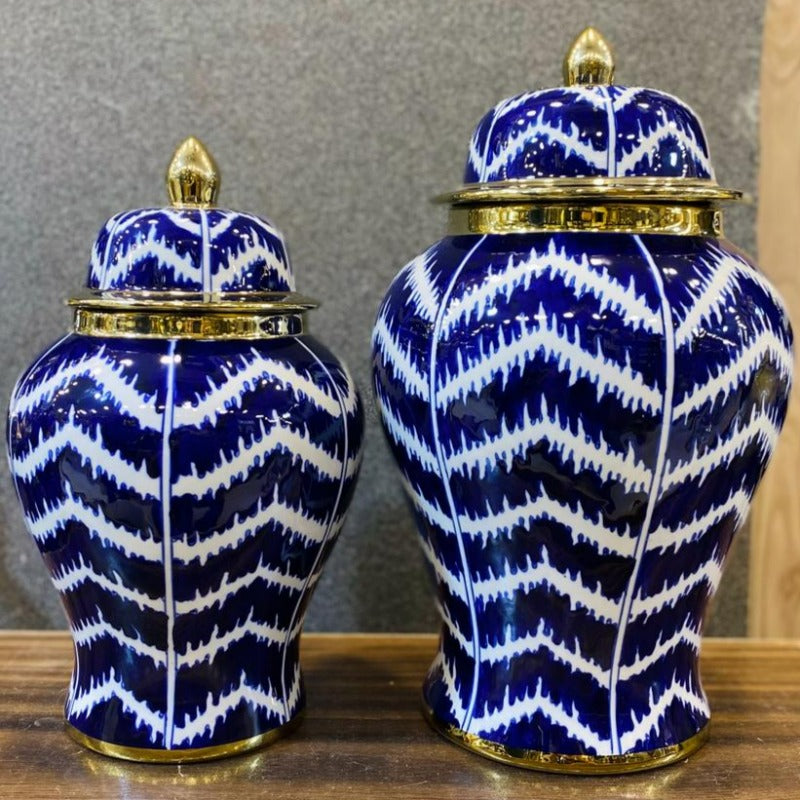 Blue Bliss Ceramic Vase Set Price in Pakistan
