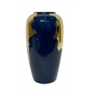 Blue/Gold Ceramic Vase Large