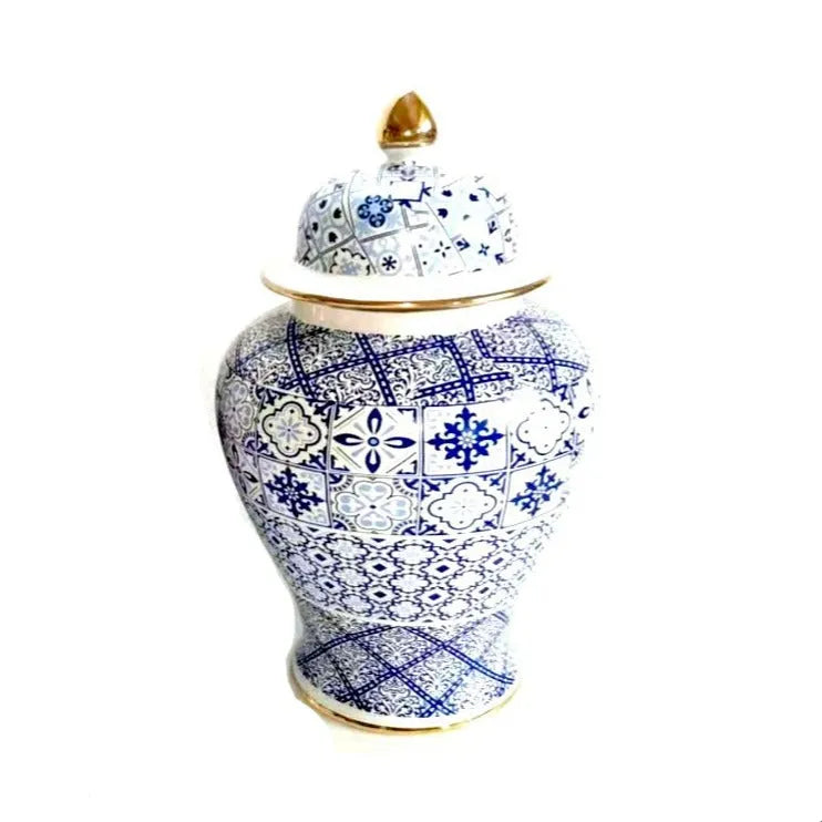 Blue & White Ceramic Vase Price in Pakistan Main image